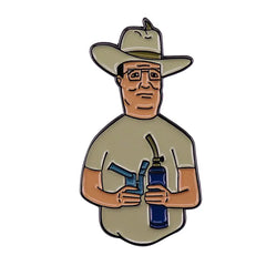 Hank Hill Meme Enamel Pin