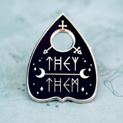 They/Them Pronouns Enamel Pin