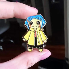 Coraline Doll Enamel Pin