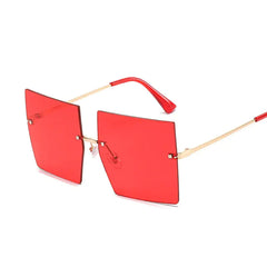 Oversized Vintage Square Sunglasses