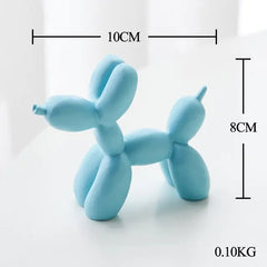 Multicolor Nordic Resin Balloon Dog Statue