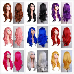 Colorful Long Wavy Wig