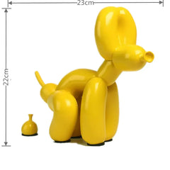 Balloon Dog Poo Statue