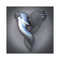 Metal on Metal Canvas Painting