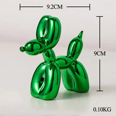 Multicolor Nordic Resin Balloon Dog Statue