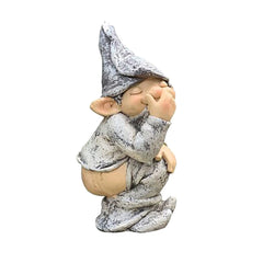 Naughty Gnome Sculpture