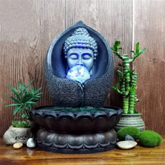 Handmade Buddha Statue Indoor Water Fountain