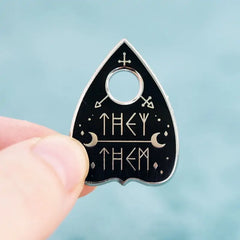They/Them Pronouns Enamel Pin