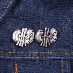 Medical Anatomy Kidney Vintage Pin