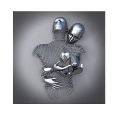 Metal on Metal Canvas Painting