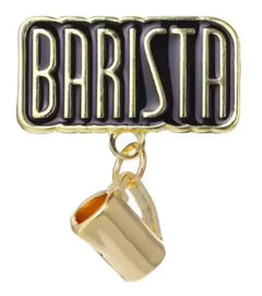 Barista Enamel Pins