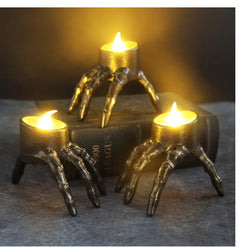Halloween LED Finger Candles or Square Skull Candle