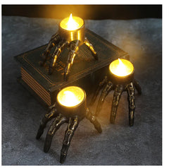 Halloween LED Finger Candles or Square Skull Candle