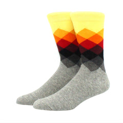 Men's Diamond Pattern Socks
