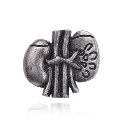 Medical Anatomy Kidney Vintage Pin