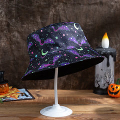 Reversible Fisherman Hat with Halloween Designs