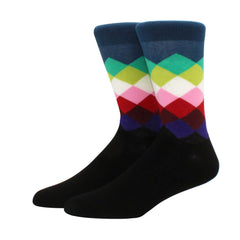 Men's Diamond Pattern Socks
