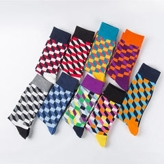 Men's Diamond Pattern Socks