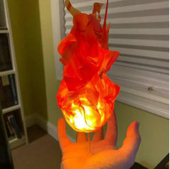 Floating Fireball Prop - LED Glowing Fireball Ornament