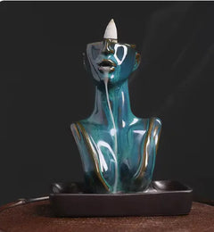 Creative Ceramic Statue Of Beautiful Woman Incense Burner
