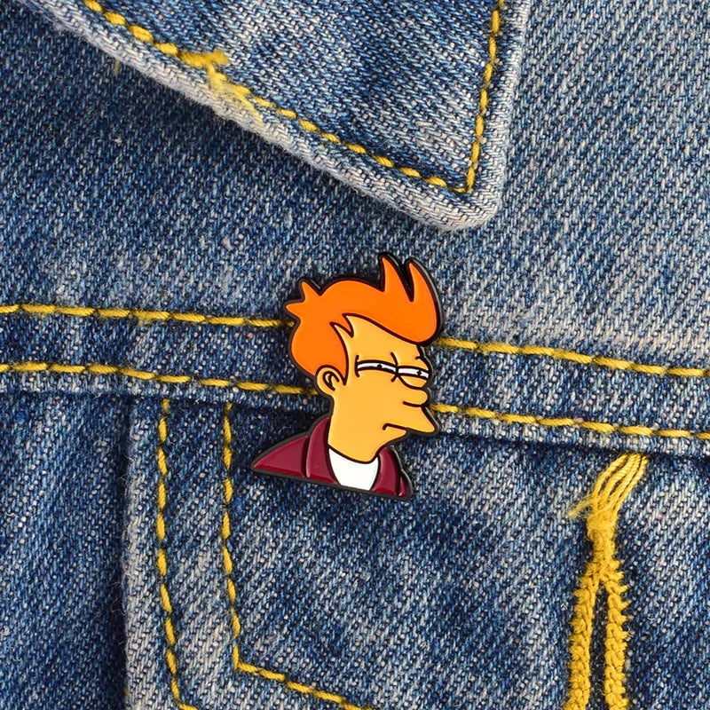 Philip J. Fry Enamel Pin