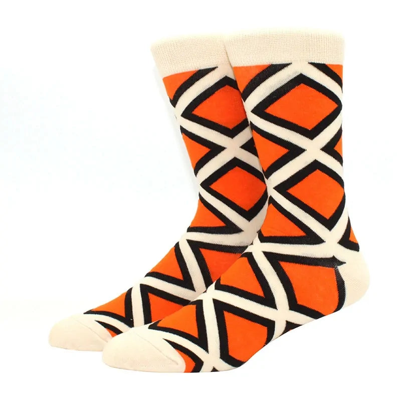Men's Diamond Pattern Socks