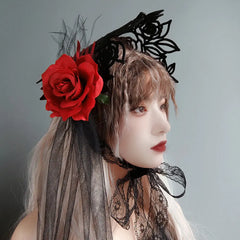 Witchy One-Piece Rose Hat