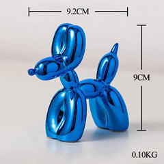 Multicolor Nordic Resin Balloon Dog Statue