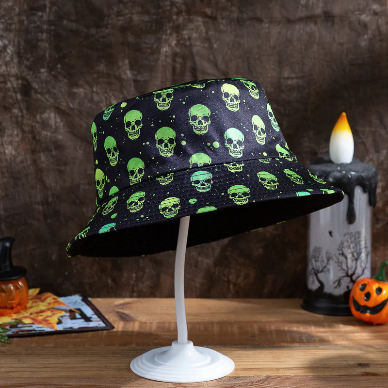Reversible Fisherman Hat with Halloween Designs