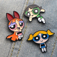Powerpuff Girls Enamel Pins