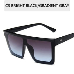 Oversized Square Sunglasses - Multiple Colors