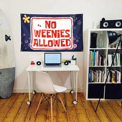 No Weenies Allowed Flag / Banner