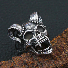 Demon Skull Ring