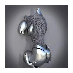Metal on Metal Canvas Painting