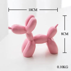 Multicolor Nordic Resin Balloon Dog Statue