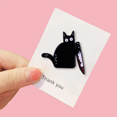 Slayer Cat Enamel Pin