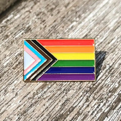 Inclusive Pride Flag Enamel Pin
