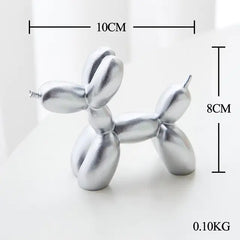 Multicolor Nordic Resin Balloon Dog Statue