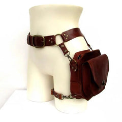 Steampunk Retro PU Waist Bag
