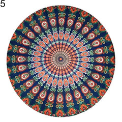 Mandala Elephant Round Tapestry - Variety of Colors and Designs