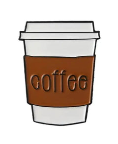 Coffee Related Enamel Pins