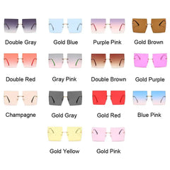 Oversized Vintage Square Sunglasses