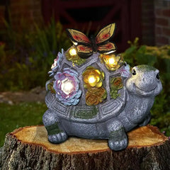 Solar Turtle Statue Garden Decoration