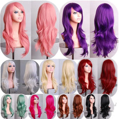 Colorful Long Wavy Wig