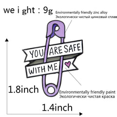 Safety Pin Enamel Pin