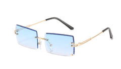 Rimless Rectangle Sunglasses