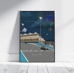 F1 Racing Luxe Canvas Art Print