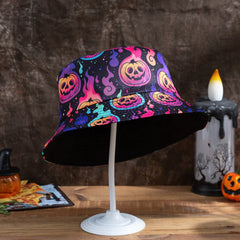 Reversible Fisherman Hat with Halloween Designs
