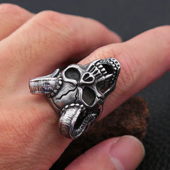Demon Skull Ring
