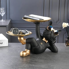 Dog Butler with Tray for Storage Table